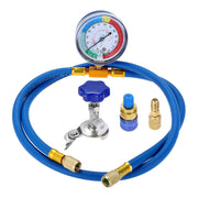 SURIEEN front product view showing hose and gauge for accurate recharges