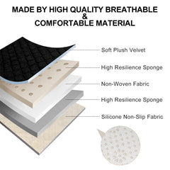 surpassme rear bench cover displayed to protect entire back seat