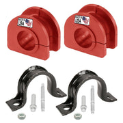 suspension dudes front bracket and bushing kit showing complete contents and fitment benefit