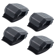 Seeutek front view of four windshield clamps showing kit components and packaging benefit