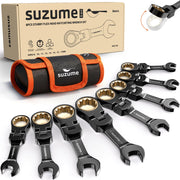 SUZUME stubby wrench front view showing compact profile and easy access