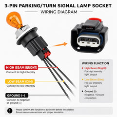 Svicari 3157 amber bulb seated in socket for correct signal color