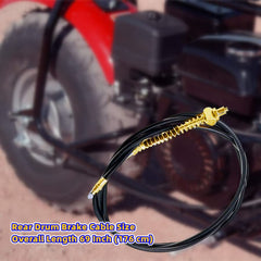 Swagnaz 69-inch rear drum brake cable full length for proper rear reach