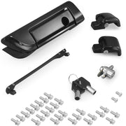 SWESGI black tour trunk latch front view showing robust fit and improved closure