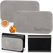 Swiffen front view of stone air freshener set showing compact design and scents