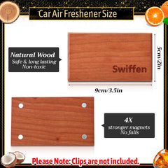 Swiffen wood grain close-up illustrating natural cherry wood texture and aroma retention