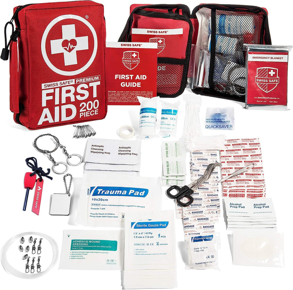 Swiss Safe front view of closed kit showing compact rugged case and easy carry