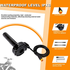 SWRXEarn 3-pin connector with female adapter for broad motor compatibility