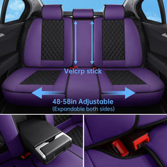 Sxikin side profile of installed front seat demonstrating snug fit and support