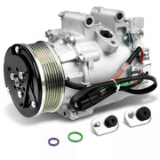 Sydasant compressor front view showing mounting points and ready fit