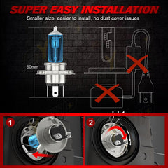 SYJIIP assembled bulb close-up showing plug-and-play design benefits