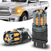 SYJIIP front packaging showing two 3157 bulbs and benefits