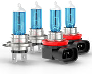 SYJIIP front packaging showing bulbs and benefits for Ford Fusion visibility