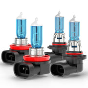 SYJIIP front packaging for Camry headlight bulbs showing kit and benefits