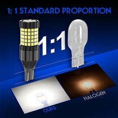 SYJIIP bulb installed in reverse taillight enhancing visibility
