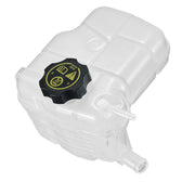 SYKRSS coolant reservoir front view showing mounting points and ports for easy replacement