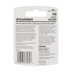 SYLVANIA close-up of SMD LEDs on the 168 T10 bulb highlighting quality and consistent output