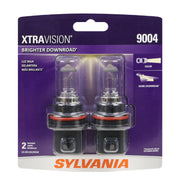 SYLVANIA 9004 front packaging showing product and fit information for quick identification