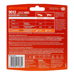 SYLVANIA 9012 close-up filament and glass detail highlighting brighter output
