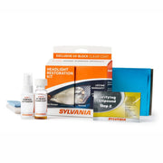 SYLVANIA front packaging showing kit contents and easy restoration benefit