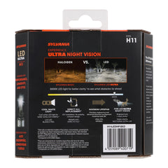 SYLVANIA H11 close-up of LED chips for brighter trail visibility