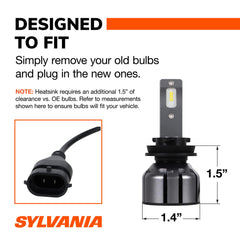 SYLVANIA H11 installed in fog housing offering easier installation