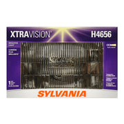 SYLVANIA H4656 front view showing lens and reflector for improved visibility