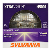 SYLVANIA H5001 front view showing sealed-beam lens and brighter output
