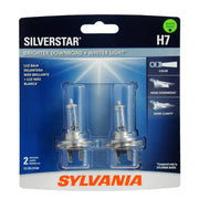 SYLVANIA H7 SilverStar front packaging showing bulb pair and branding for confidence