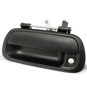 SYOAUTO tailgate handle front view showing OEM fit and clean finish