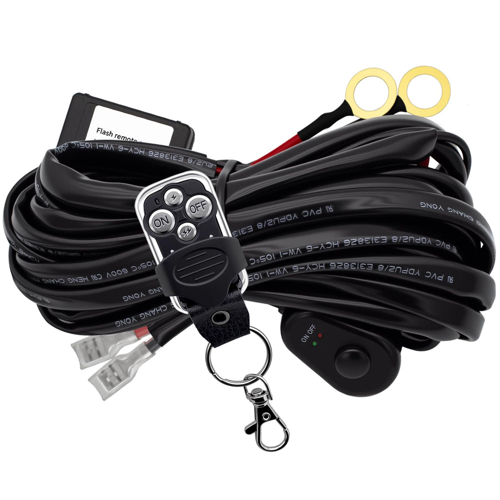 Szdystar front view of full wiring harness showing durable build and easy install