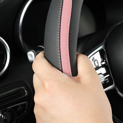 szttswamp cover installed on steering wheel demonstrating secure fit and finish