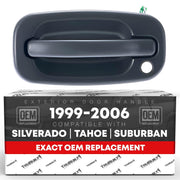 T1A front driver door handle in package showing factory-ready benefit