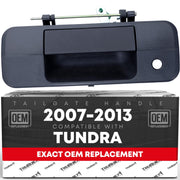 T1A front view handle showing textured black finish and OEM fit benefit