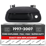 T1A front view tailgate handle restoring factory appearance