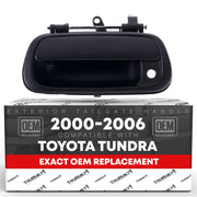 T1A front view of tailgate handle showing OEM fit and clean appearance