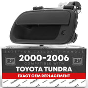 T1A tailgate handle front view showing fit and finish benefit