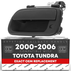 T1A tailgate handle front view showing fit and finish benefit