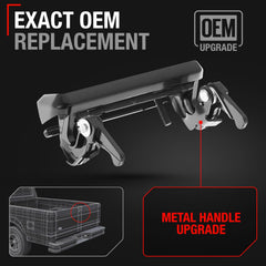 T1A installed on pickup tailgate demonstrating secure operation