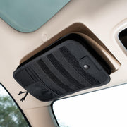 TACNEX front view of visor organizer shows neat storage and quick access
