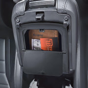 TACOBRO front view of hidden storage box showing fit and discreet profile benefit