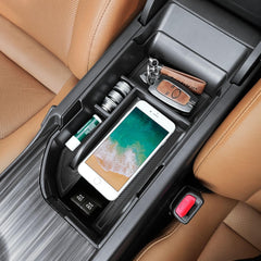 TACOBRO installed in Camry console keeps items organized while driving