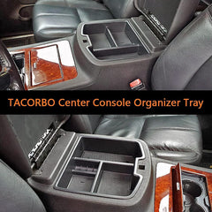 TACOBRO installed in Silverado center console providing factory-like fit and convenience