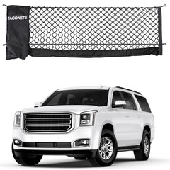 TacoNets front view installed in cargo area showing secure containment benefit