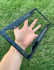 TACTILIAN detail showing gloss flag on matte black for subtle contrast