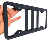 TACTILIAN silicone topo frame front view showing embossed design and protective fit