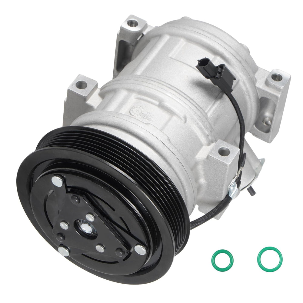 TadaMark compressor front view showing complete unit and fitment benefit