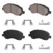 TadaMark front brake pads packaging showing product and fitment benefits