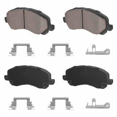 TadaMark front brake pads packaging showing product and fitment benefits