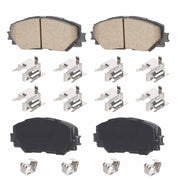 TadaMark front packaging showing four brake pads and accessories, clear fit info